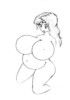Breast bigger than belly
