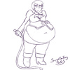 Franziska von Karma Belly Inflation