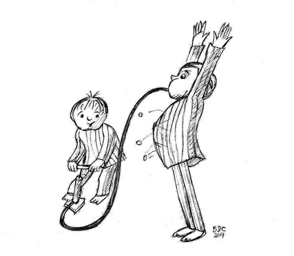 Flat Stanley gets inflated Flat Stanley gets inflated