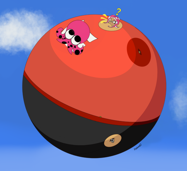 Octoloon floating in the skyyyyy! Octoloon floating in the skyyyyy!