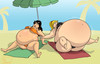 cm  extreme beach bloating