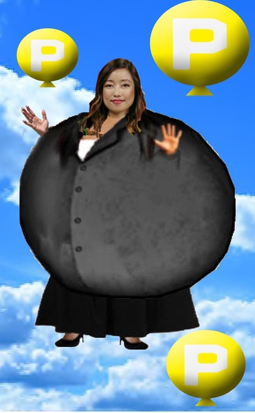 Krysta Yang gets P-Ballooned Krysta Yang gets P-Ballooned
