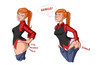 your butt is still huge